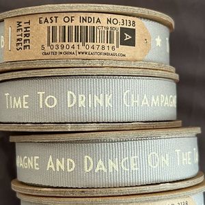 Ribbon Spool (4) 'Time To Drink Champagne